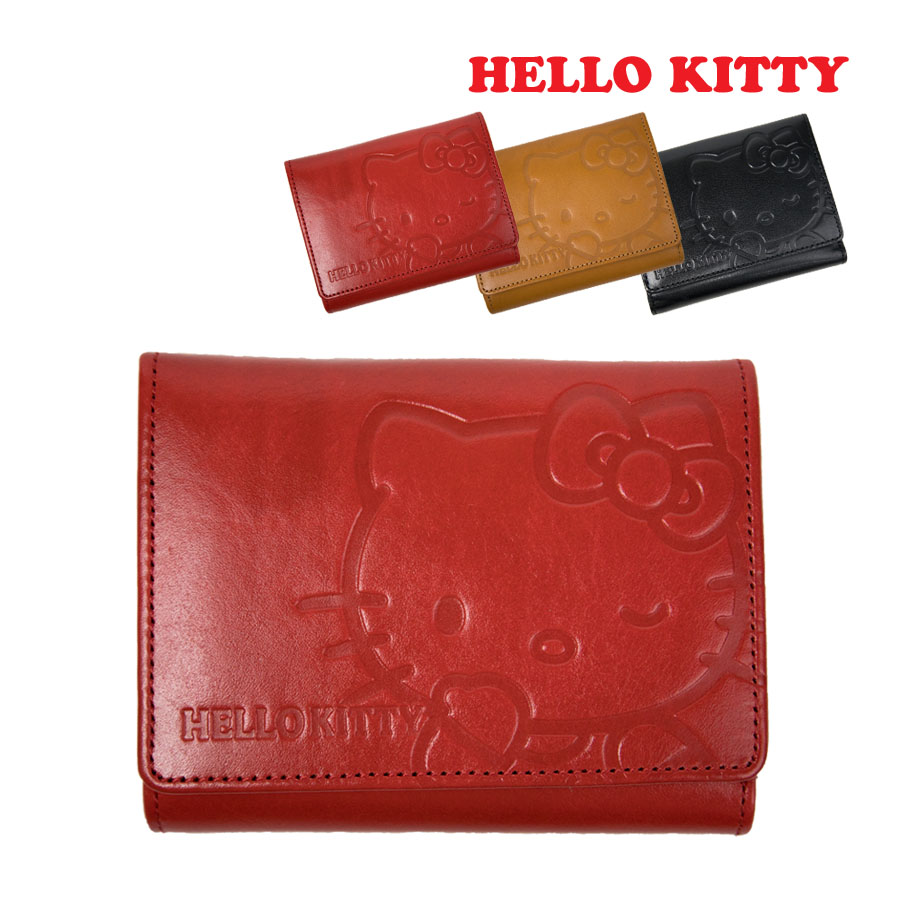 ハローキティ 財布 レディース 二つ折り サンリオ ボックス型 小銭入れ