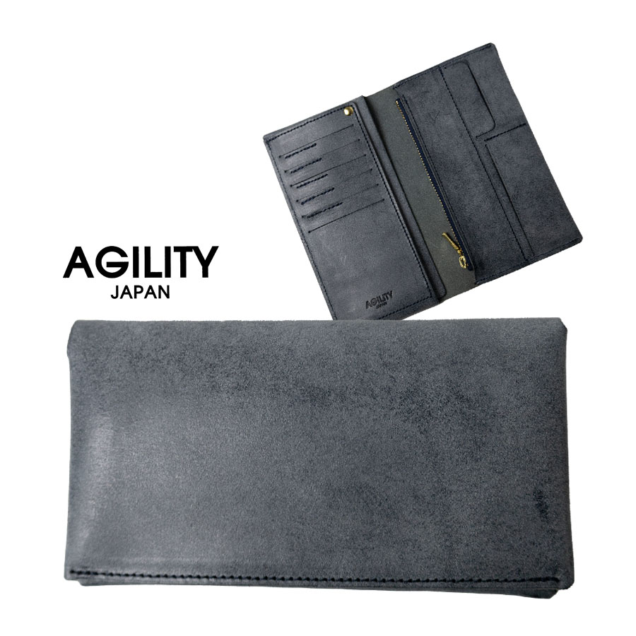 AGILITY（アジリティ） 長財布 メンズ レディース 軽量 本革 革 レザー