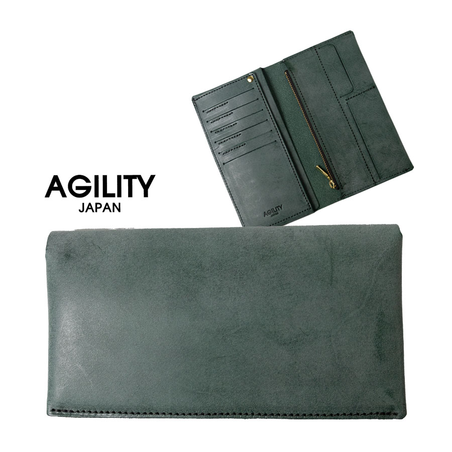 AGILITY（アジリティ） 長財布 メンズ レディース 軽量 本革 革 レザー