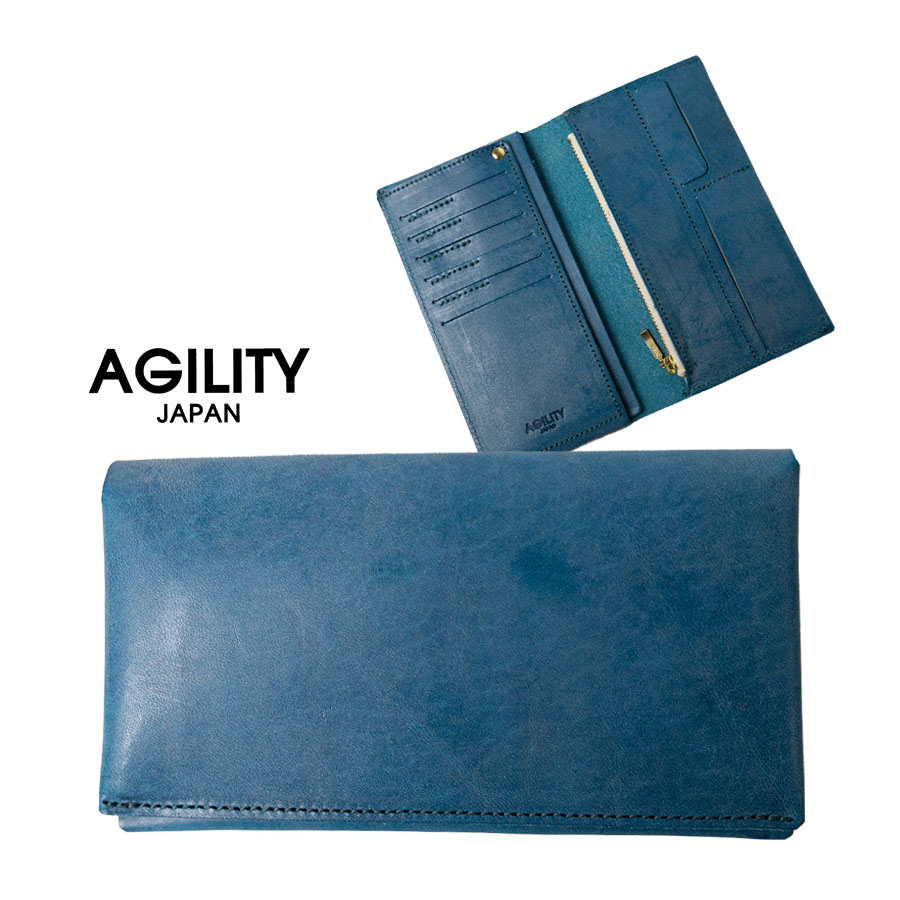 AGILITY（アジリティ） 長財布 メンズ レディース 軽量 本革 革 レザー