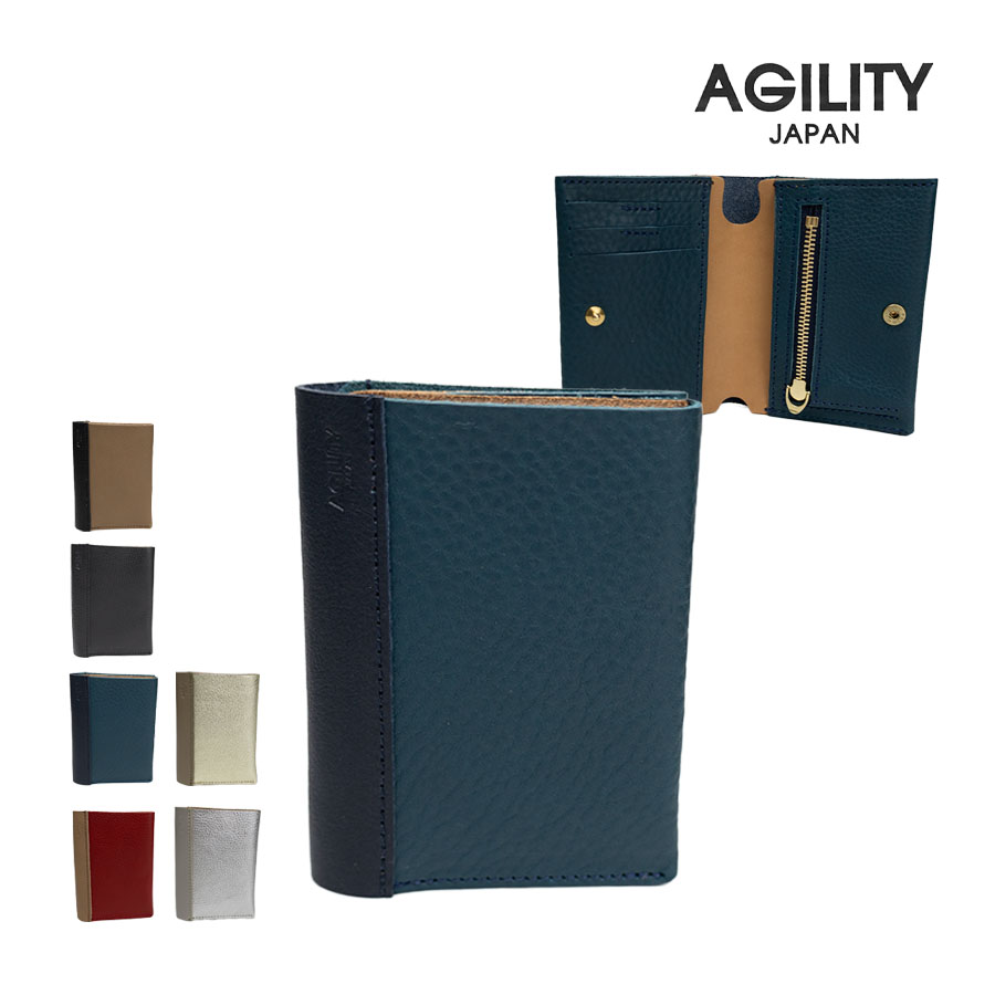 AGILITY（アジリティ） 財布 メンズ 二つ折り レディース 本革 革