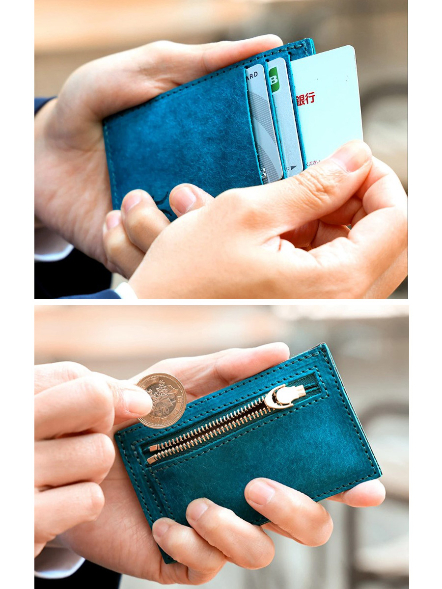 ミニ財布 メンズ 本革 ブランド 薄い ファスナー 小銭入れ 本革ミニ財布 薄型 カードケース カード入れ キャッシュレス ミニウォレット イタリアンレザー AGILITY アジリティ フラグメントミニ 0364 AGILITY（アジリティ） 財布 メンズ ミニ財布 カードケース キャッシュ