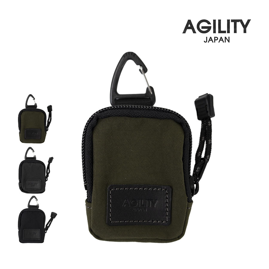 AGILITY イヤホンケース ポーチ カラビナ ブランド AirPods キー