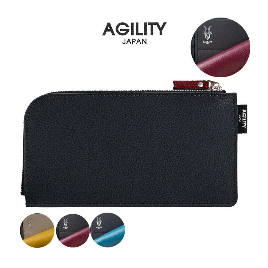 AGILITY（アジリティ） 財布 レディース 長財布 コンパクト 薄い 軽量