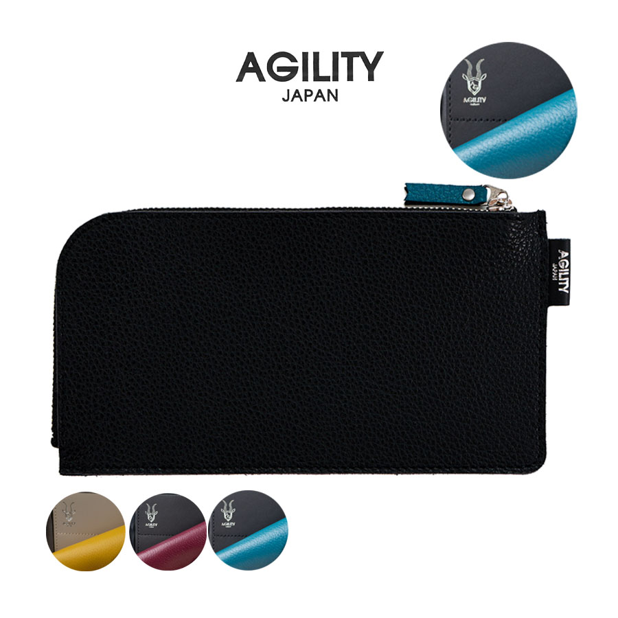 AGILITY（アジリティ） 財布 レディース 長財布 コンパクト 薄い 軽量