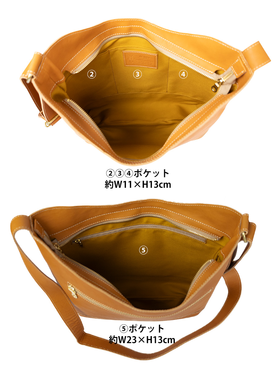 【アジリティ】キャメル 軽量ソフトヌメ革 ショルダーバッグ！ シックスマホショルダー』(全3色)軽量ソフトヌメ/身軽に外出