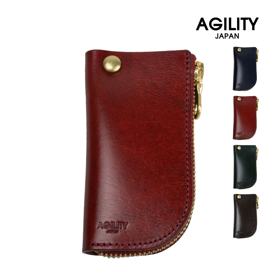 AGILITY キーケース 本革 車 メンズ 鍵 スマートキー スマート