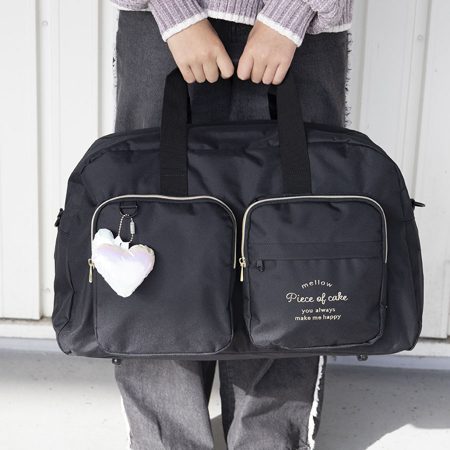 橘様 KENZO 2way ボストンバッグ 旅行 大容量 ジャガード 南京錠 黒 ボストンバッグ レディース 大容量 45L 2way 斜めがけ 修学旅行 2泊 3