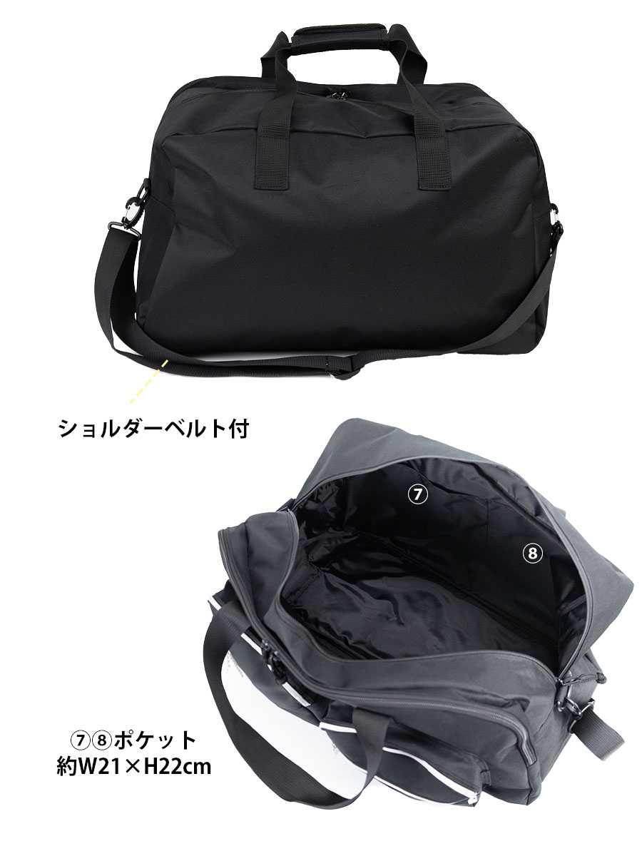 ボストンバッグ 45l レディース 2way チャーム付き キッズ 女の子 女子