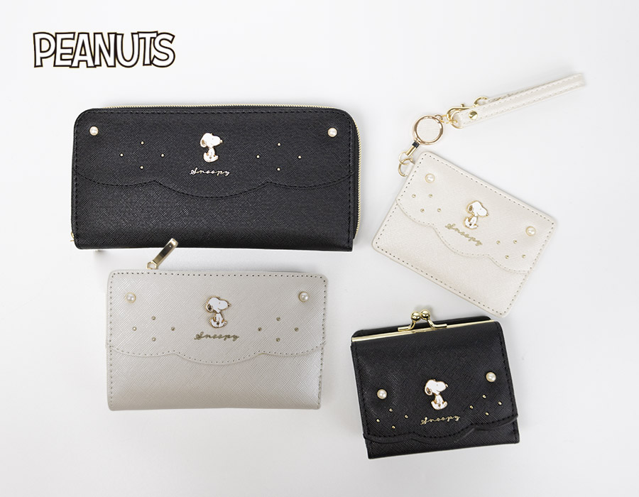 SNOOPY（スヌーピー） 財布 レディース 長財布 ラウンドファスナー