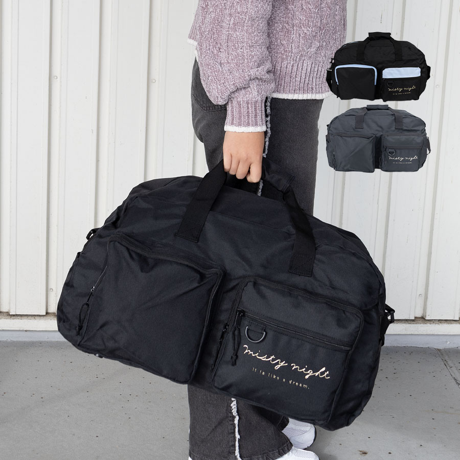 ボストンバッグ レディース 大容量 45L 2way 修学旅行 2泊 3泊 合宿 撥