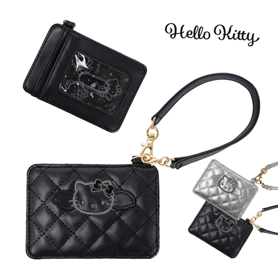 パスケース レディース カード2枚 ストラップ付 定期入れ 通勤 通学