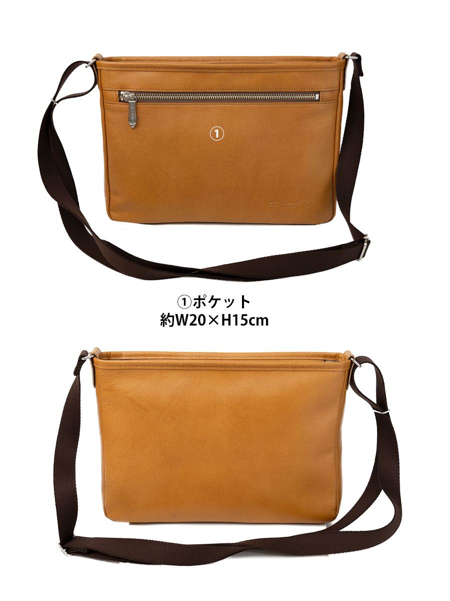 豊岡製 ショルダーバッグ メンズ レディース 斜めがけ 小さめ 本革 革