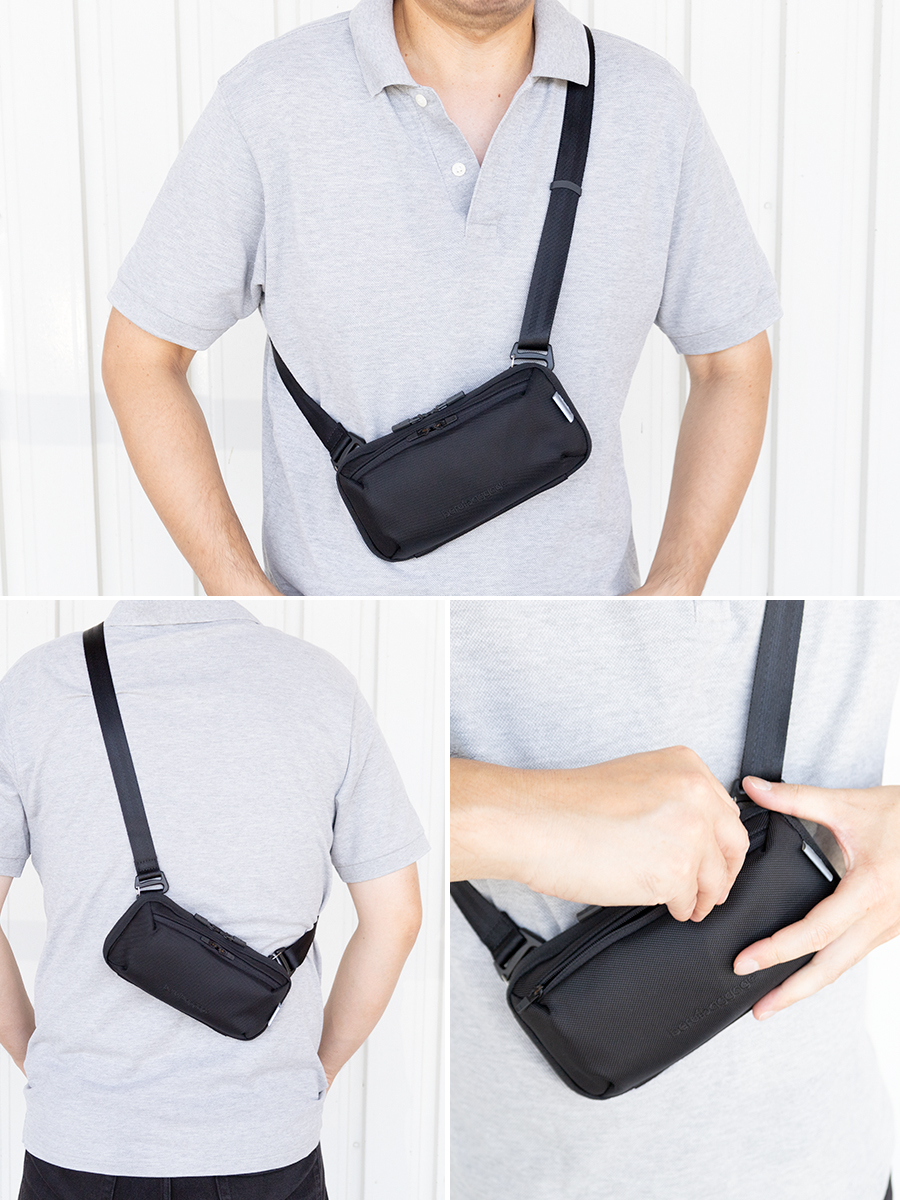 豊岡鞄 スマホショルダー メンズ ブランド 撥水 お財布ショルダー