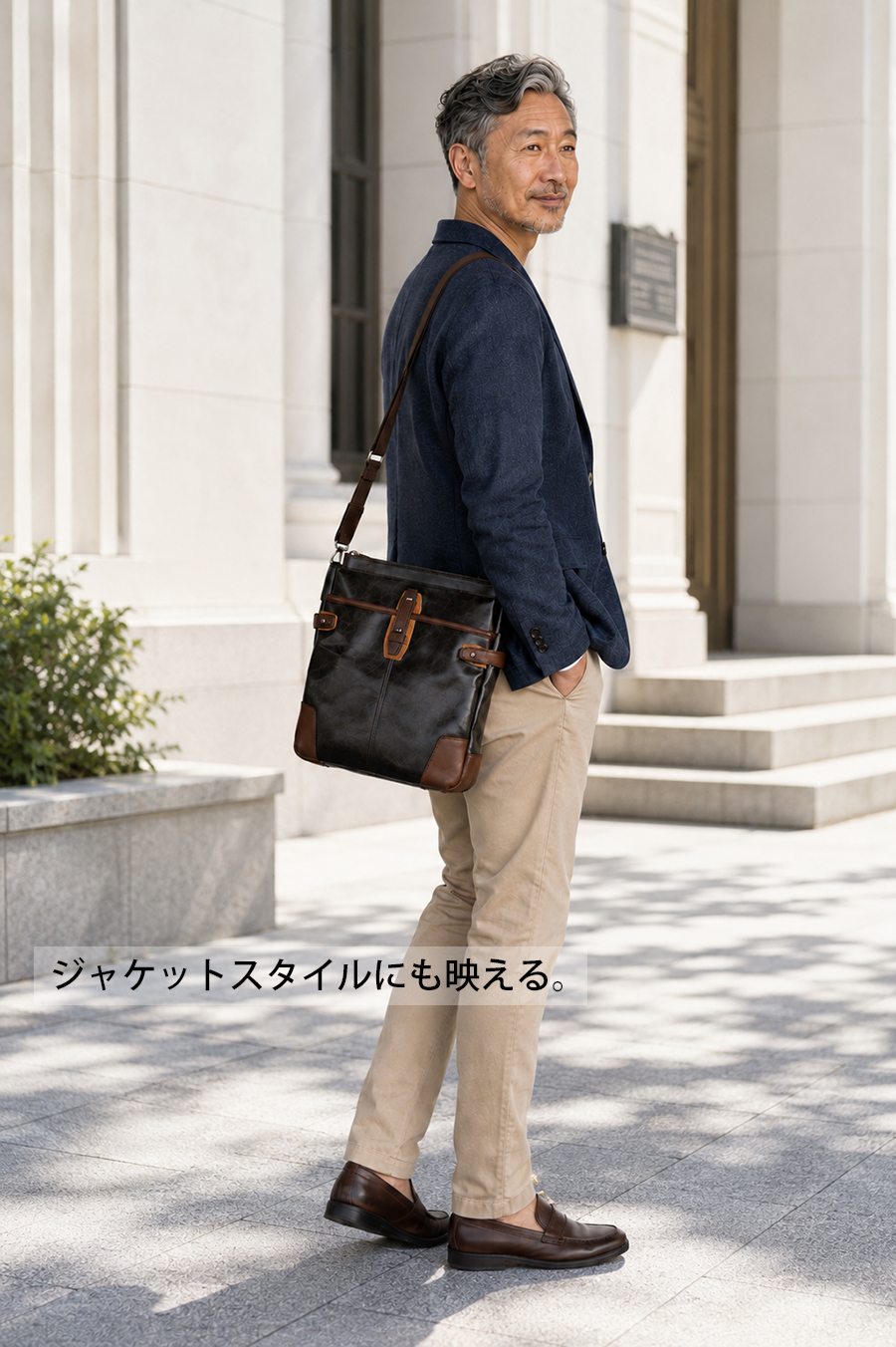 豊岡鞄 ショルダーバッグ メンズ 50代 人気 ブランド 日本製 b5 iPad