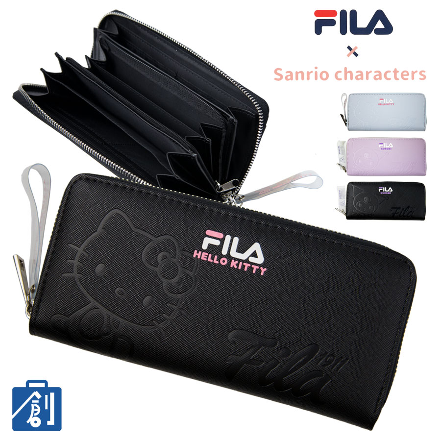 非常に入手困難‼️【海外購入 2019SS新作フィラ長財布】男女兼用･正規品 FILA（フィラ） 財布 レディース 長財布 ブランド キャラクター キティ