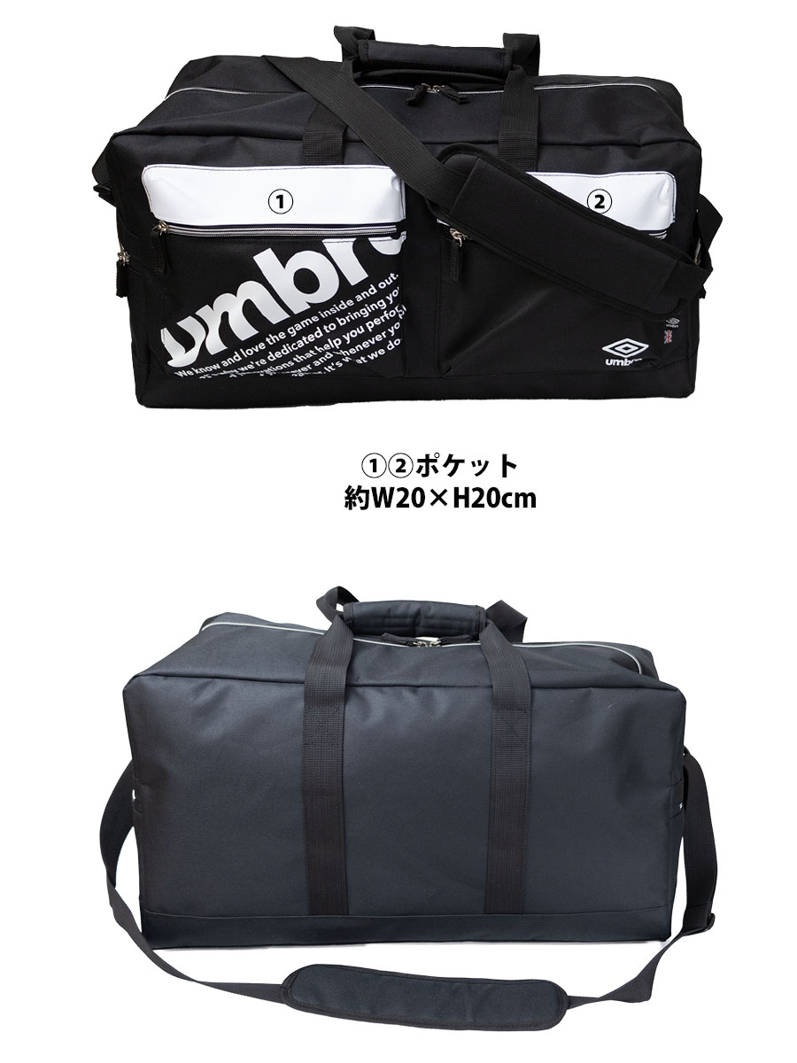 umbro ボストンバッグ メンズ 旅行バッグ 2way 大容量 50L