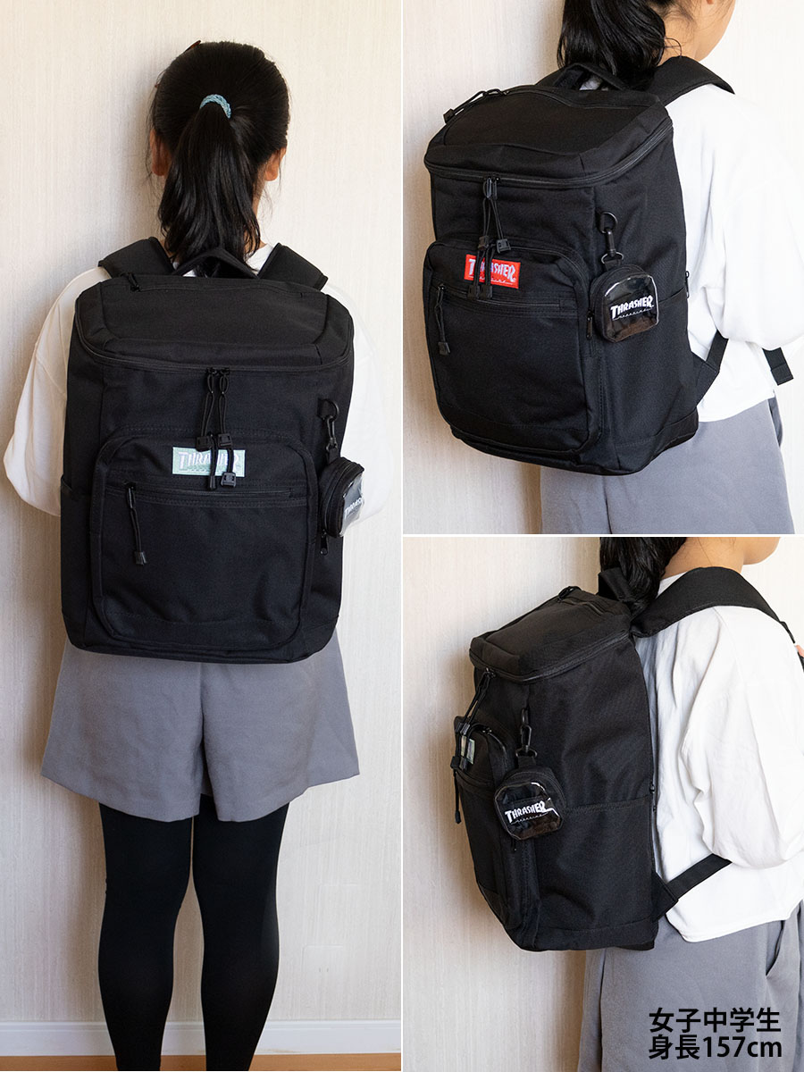 THRASHER（スラッシャー） リュックサック メンズ レディース スクエア