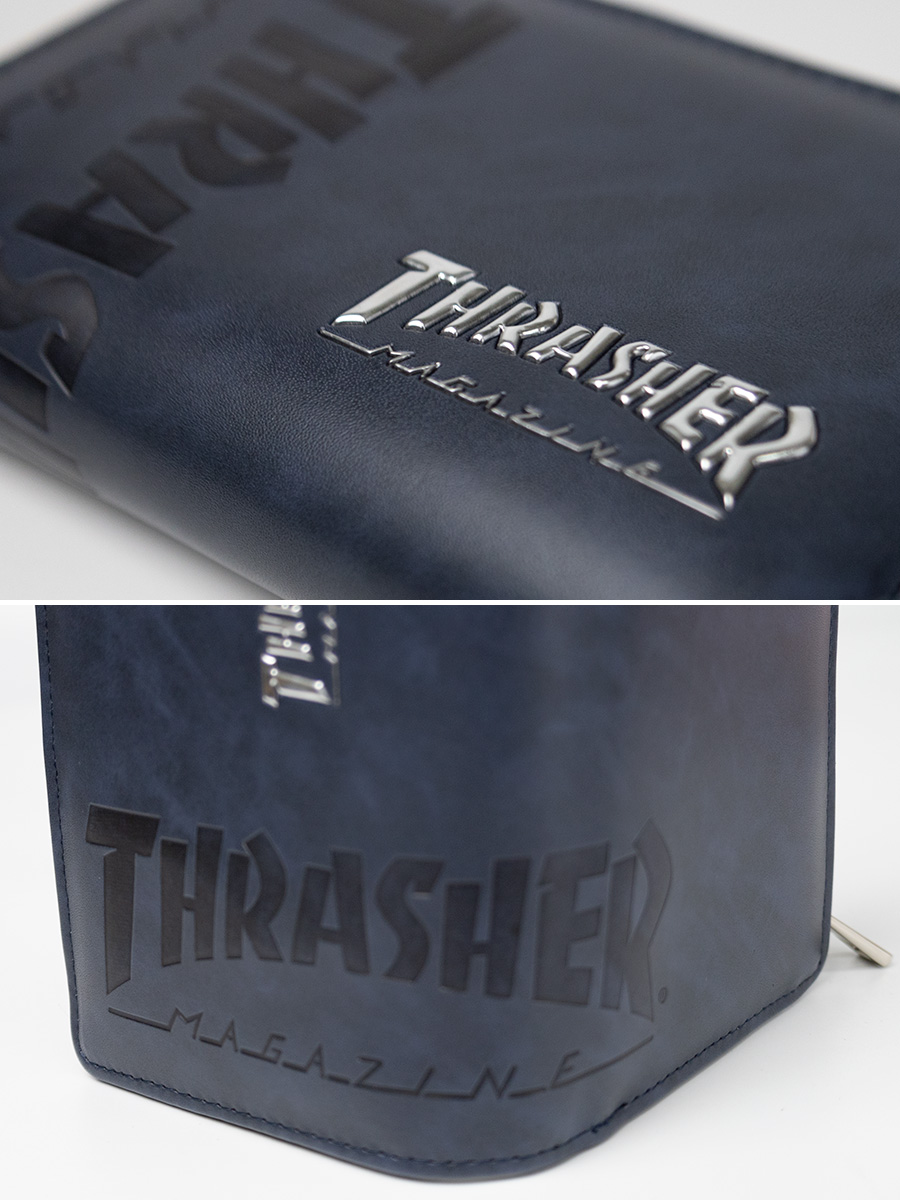 THRASHER（スラッシャー） 財布 メンズ 二つ折り 深札入れ ブランド