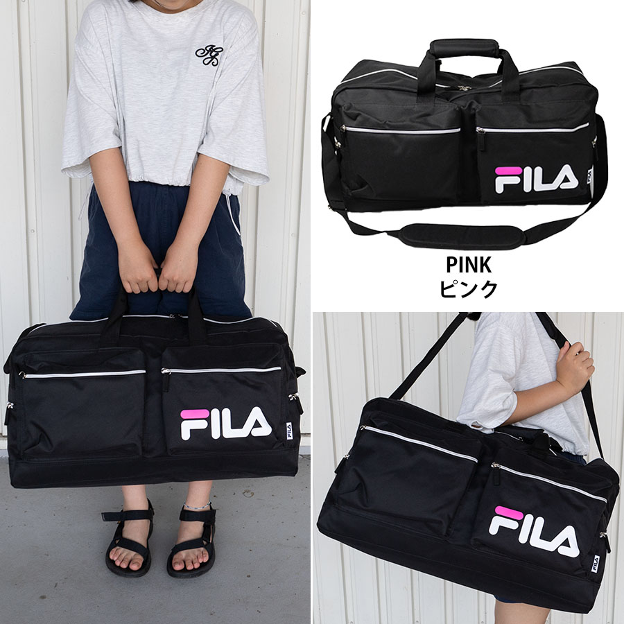 FILA（フィラ） ボストンバッグ メンズ レディース 大容量 50L