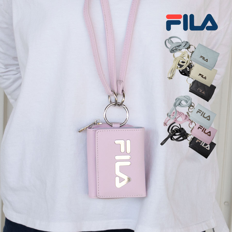 財布 三つ折り FILA フィラ レディース キッズ財布 ストラップ 財布 ファスナー 小銭入れ おしゃれ 子供 女子 女の子 小学生 中学生 ブランド FIS-0651 FIS-0661