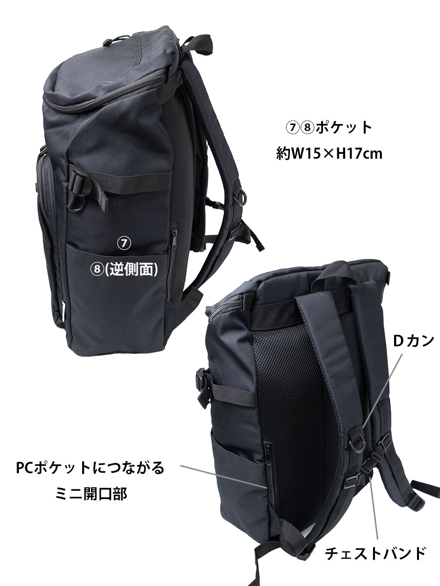 FINTA バックパック ブラック 中型 楽天市場】フィンタ バックパックの通販