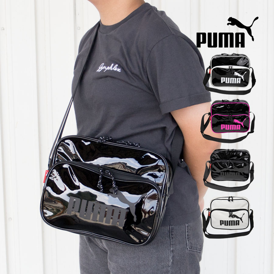 プーマのエナメルバック プーマ(PUMA) エナメルバッグ トレーニング PU ショルダー M 079427-01