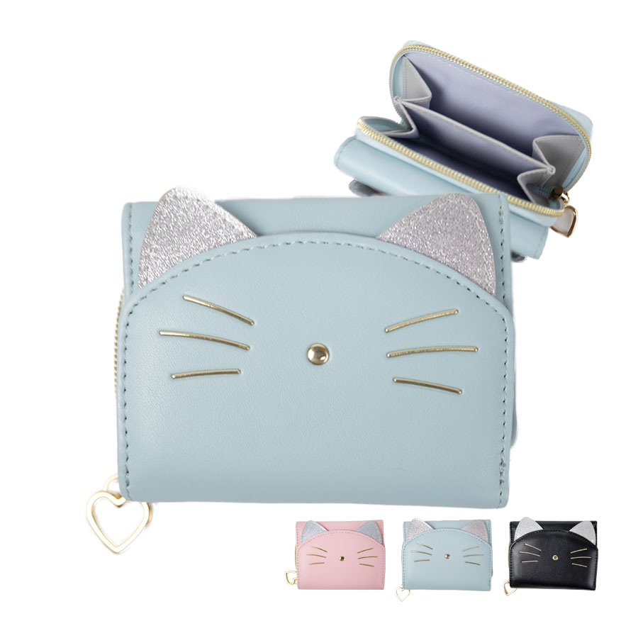 【限定値段】 ​ファスナー 小銭入れ レディース 財布 キッズ 三つ折り ミニ財布 ラウンドファスナー 小銭入れ 女の子