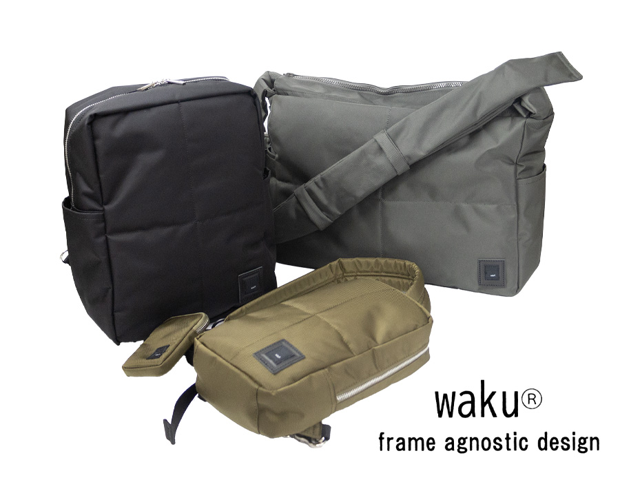waku（ワク） ボディバッグ メンズ 斜めがけ ワンショルダー カードが