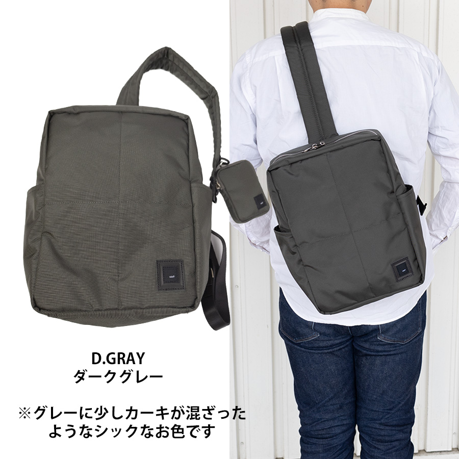 waku ボディバッグ メンズ 斜めがけ 大きめ A4 ワンショルダー waku ボディバッグ メンズ 斜めがけ 大きめ A4 ワンショルダー