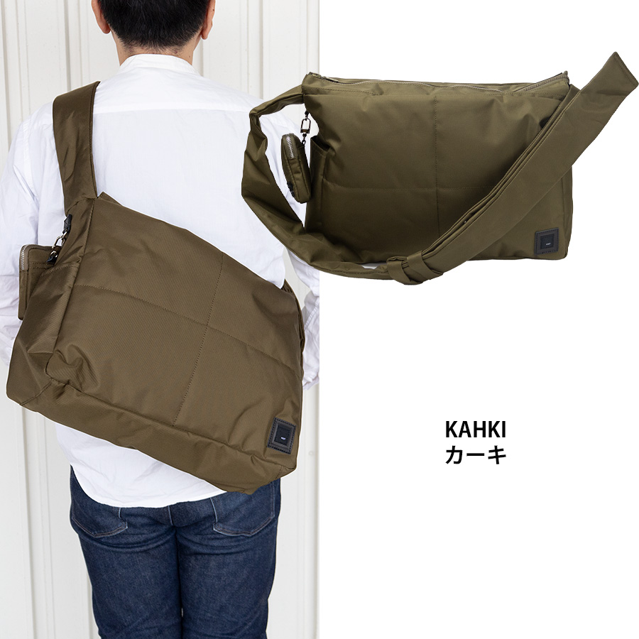 waku（ワク） ショルダーバッグ メンズ 斜め掛け 肩掛け 大容量 B4 多
