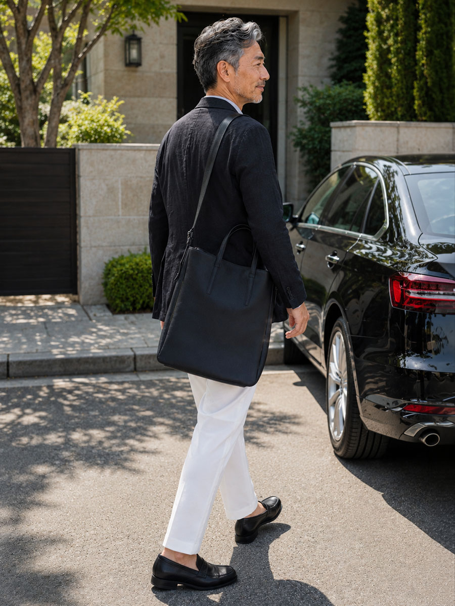 SOLATINA（ソラチナ） トートバッグ メンズ 40代 50代 a4 縦型 斜