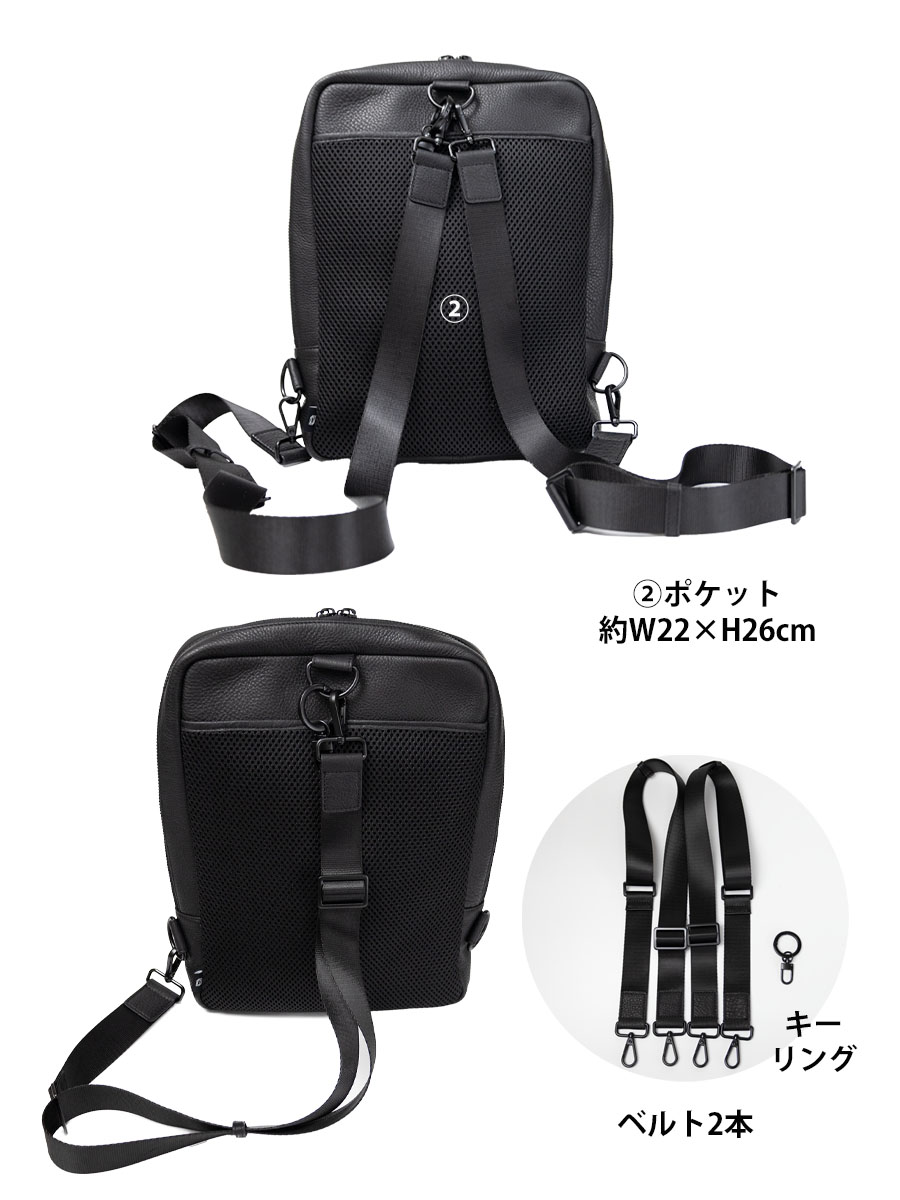 【yyoshihiro 】Vaga ボディバッグ ブラック プラダ PRADA ウエスト・ボディバッグ VITELLO DAINO ボディ