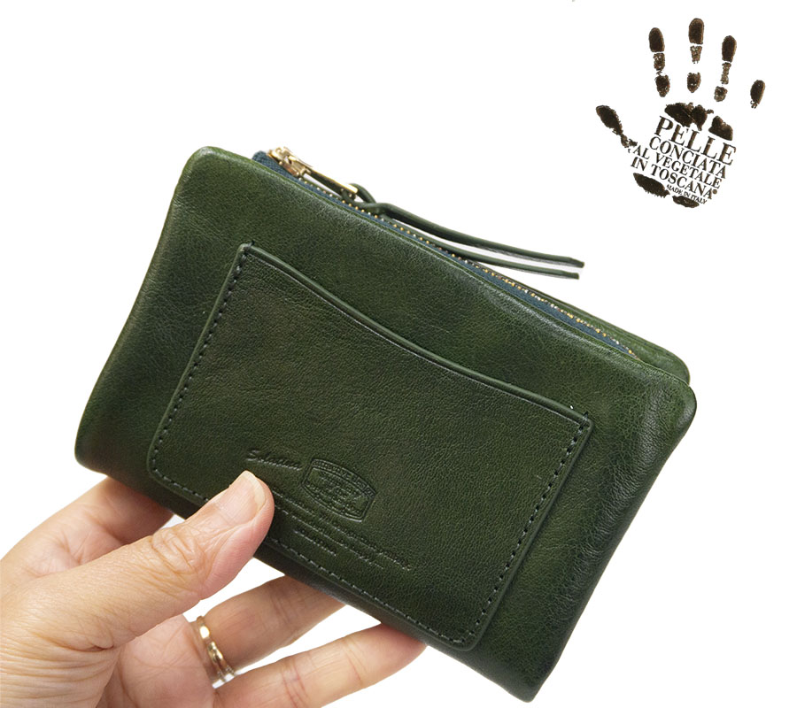SOLATINA（ソラチナ） 財布 メンズ レディース 二つ折り 深札入れ 本革