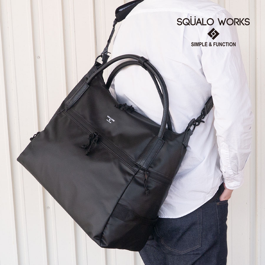 ボストンバッグ メンズ 2way 30l 大容量 手提げ 斜めがけ 旅行 スポーツ ジム 出張 ビジネス ゴルフ 撥水 SQUALO WORKS  スクアーロワークス SW-WR001 : 38000100 : かばん創庫 - 通販 - Yahoo!ショッピング