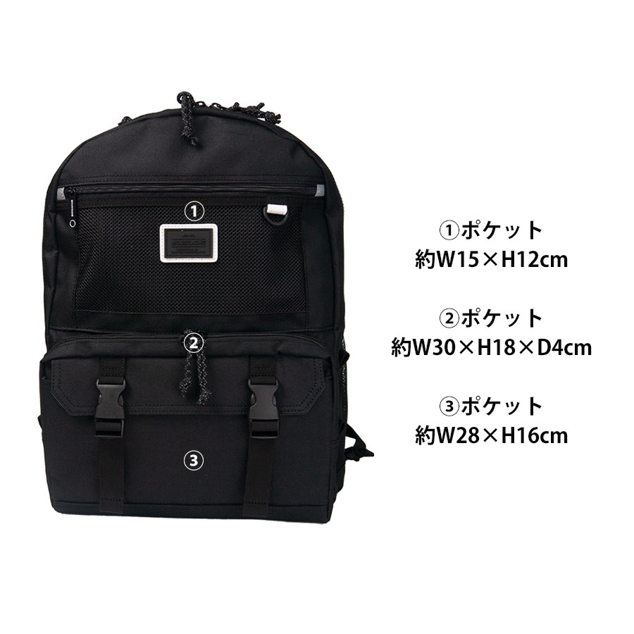 リュックサック メンズ 38l 大容量 2層 b4 a4 pc 16インチ ノートpc