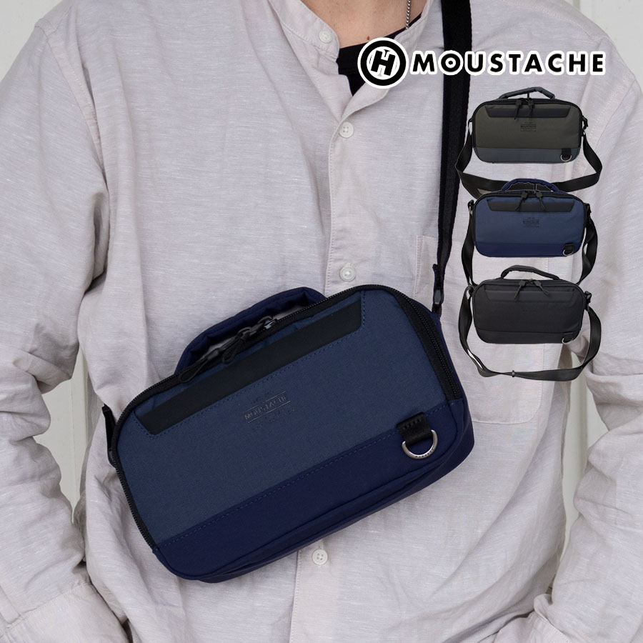 MOUSTACHE ショルダーバッグ メンズ レディース 斜めがけ 小さい