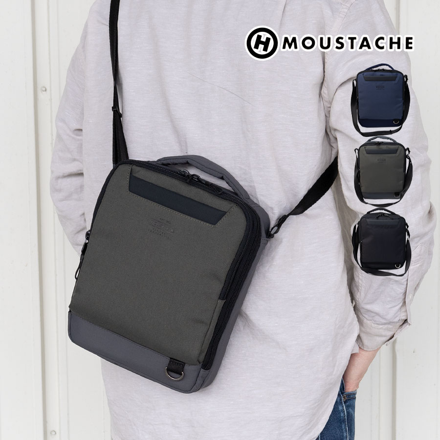 MOUSTACHE ショルダーバッグ メンズ レディース 斜めがけ 縦型
