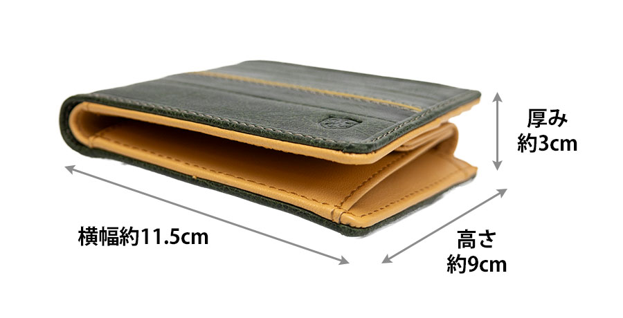 marbb Premium Passport54枚 MOUSTACHE（ムスタッシュ） 財布 メンズ 二つ折り 本革 革 レザー 小銭