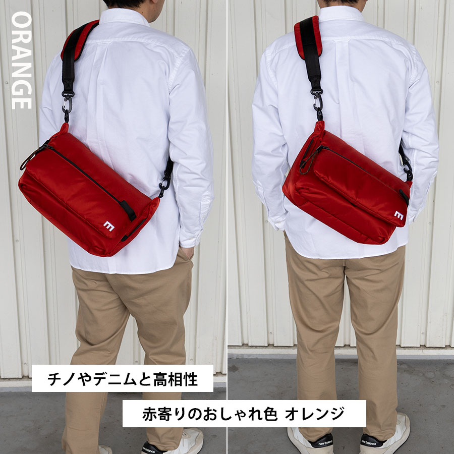 ショルダーバッグ メンズ b5 ブランド 斜めがけ ポケット 40代 50代 撥水 ワンショルダー 横型 通勤 通学 シンプル おしゃれ MOUSTACHE ムスタッシュ JJJ-0620 | MOUSTACHE | 14