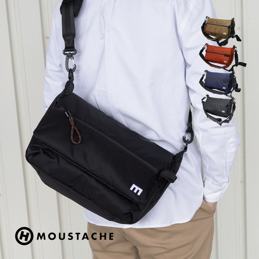 【未使用】moustache+moustache ショルダーバッグ MOUSTACHE（ムスタッシュ） 最大51%☆5/11迄 ショルダーバッグ メンズ