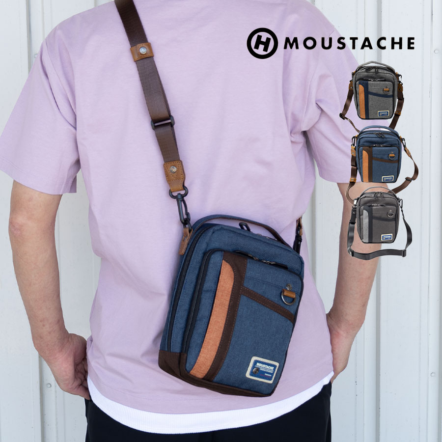 MOUSTACHE（ムスタッシュ） ショルダーバッグ メンズ 小さめ 斜めがけ