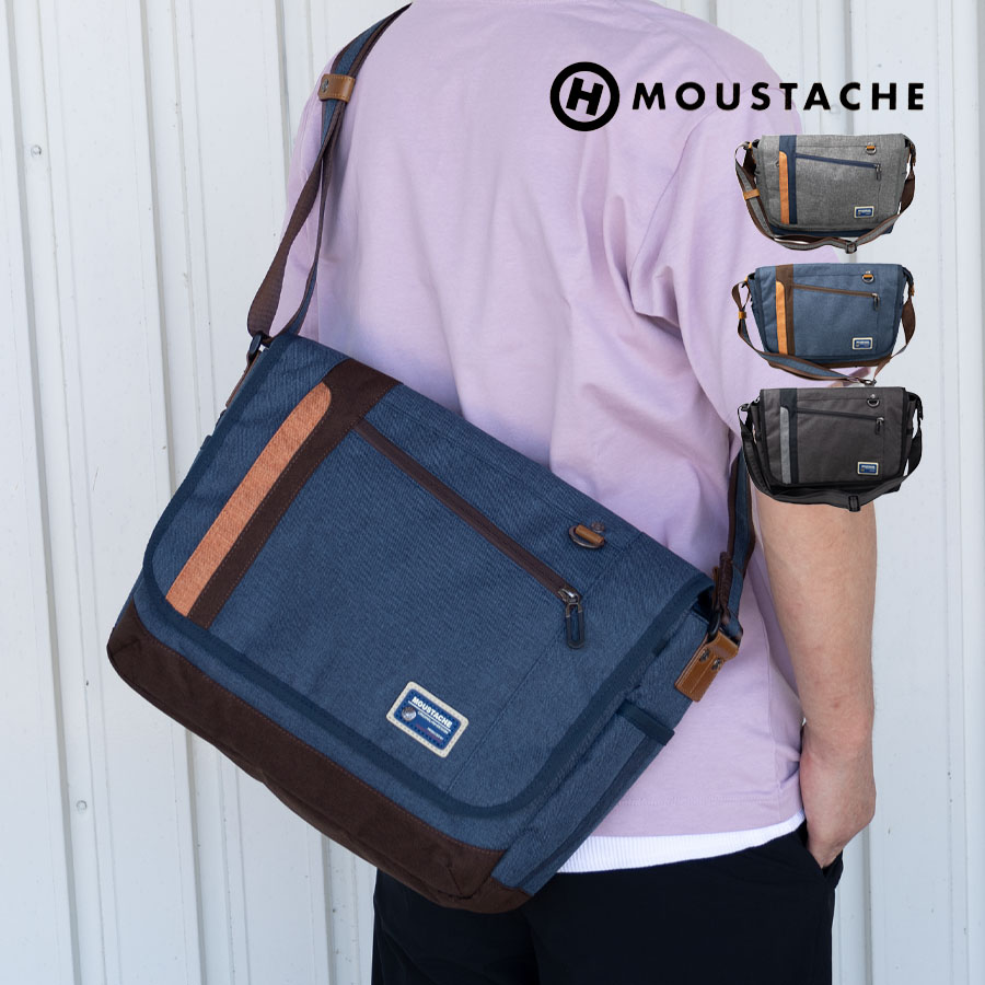 MOUSTACHE（ムスタッシュ） ショルダーバッグ メンズ 斜めがけ a4 横型