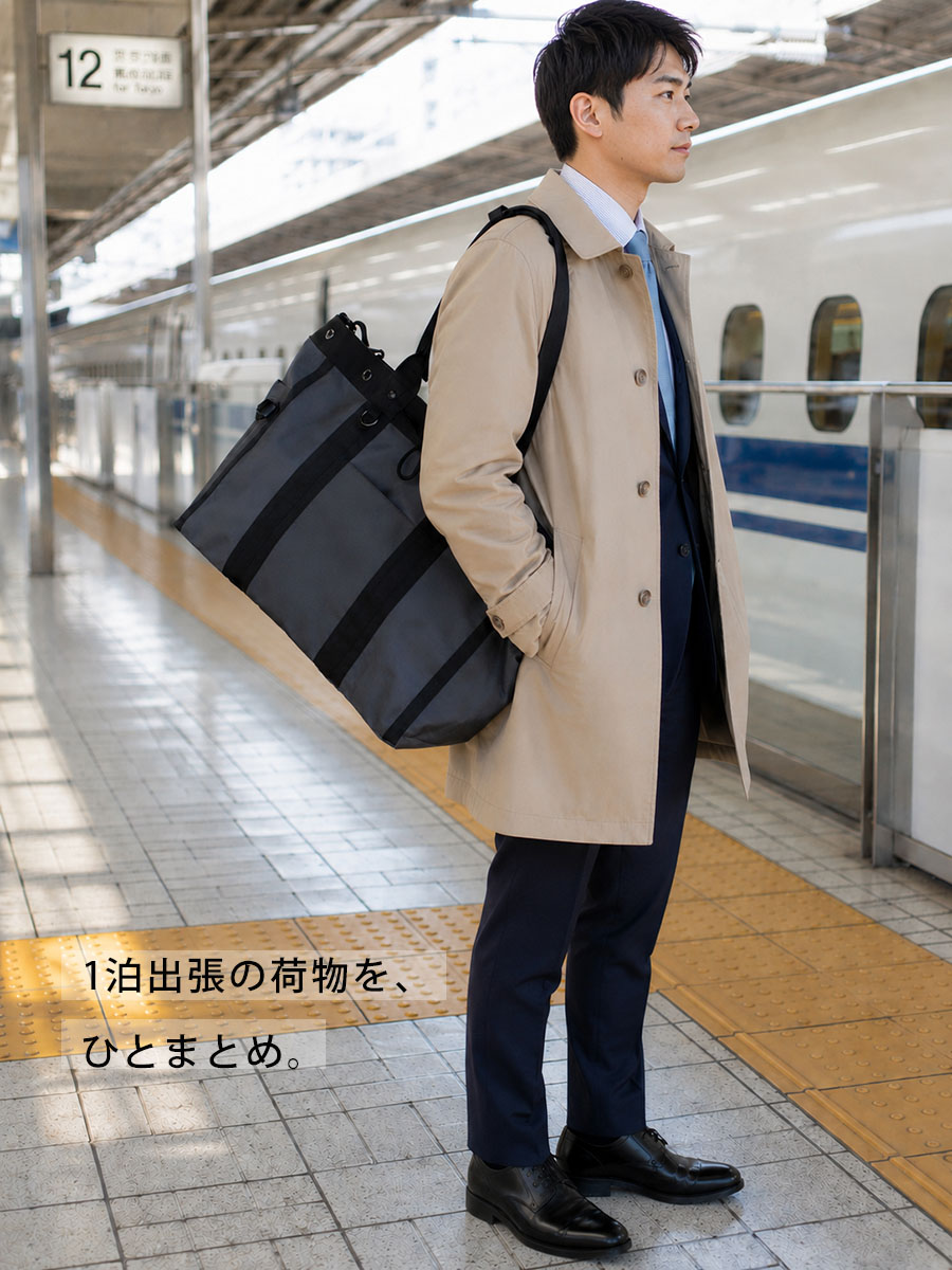 MOUSTACHE（ムスタッシュ） トートバッグ メンズ 大きめ 34L 2way
