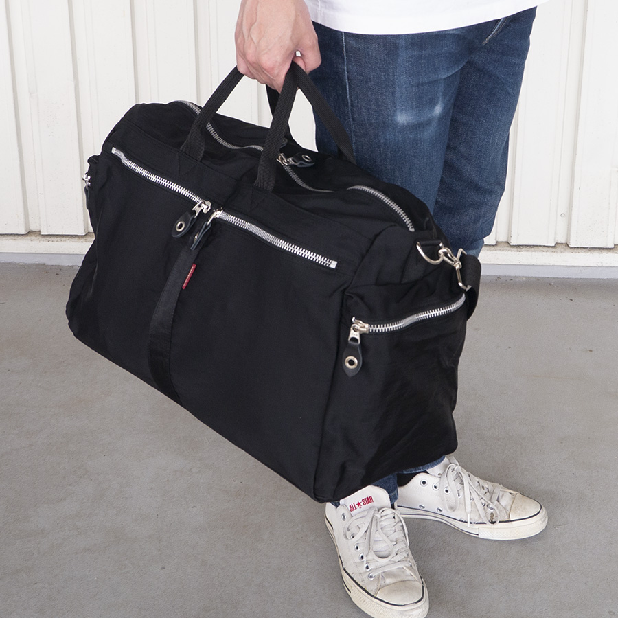 希少⭐muta　ムータ　ボストンバッグ　大きめ　ブラック 2026年最新】muta ボストンバッグ・旅行用バッグの人気アイテム - メルカリ