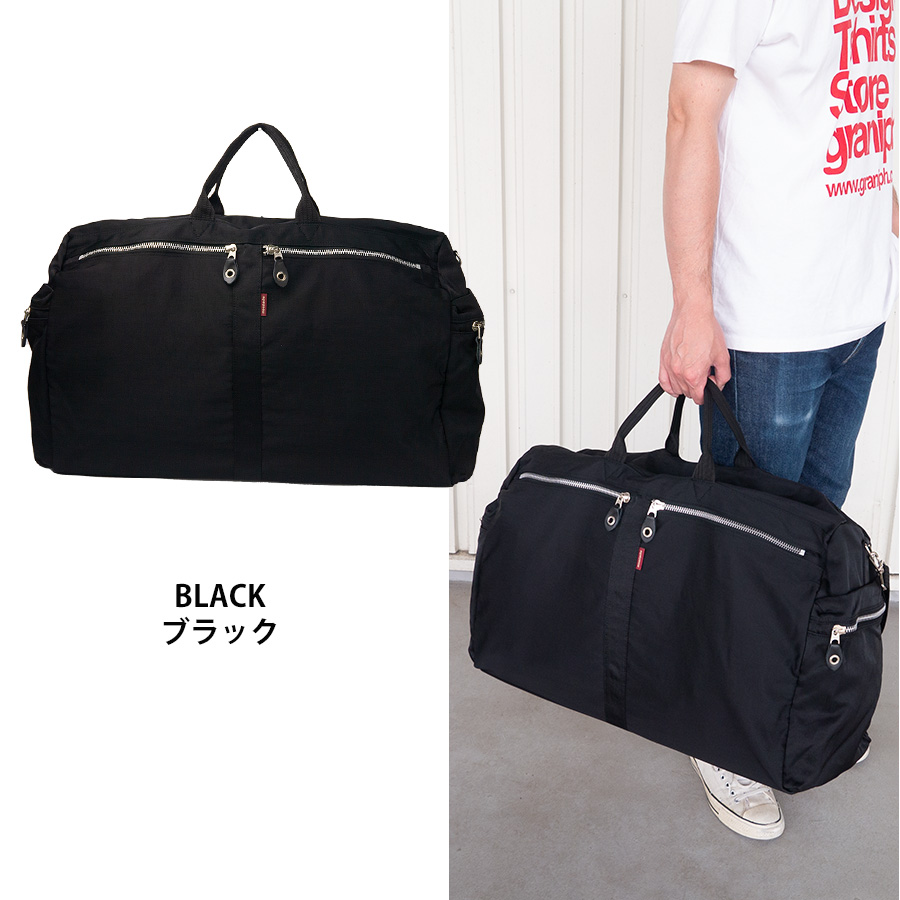 MOUSTACHE ボストンバッグ メンズ レディース 大容量 55L 軽い 4