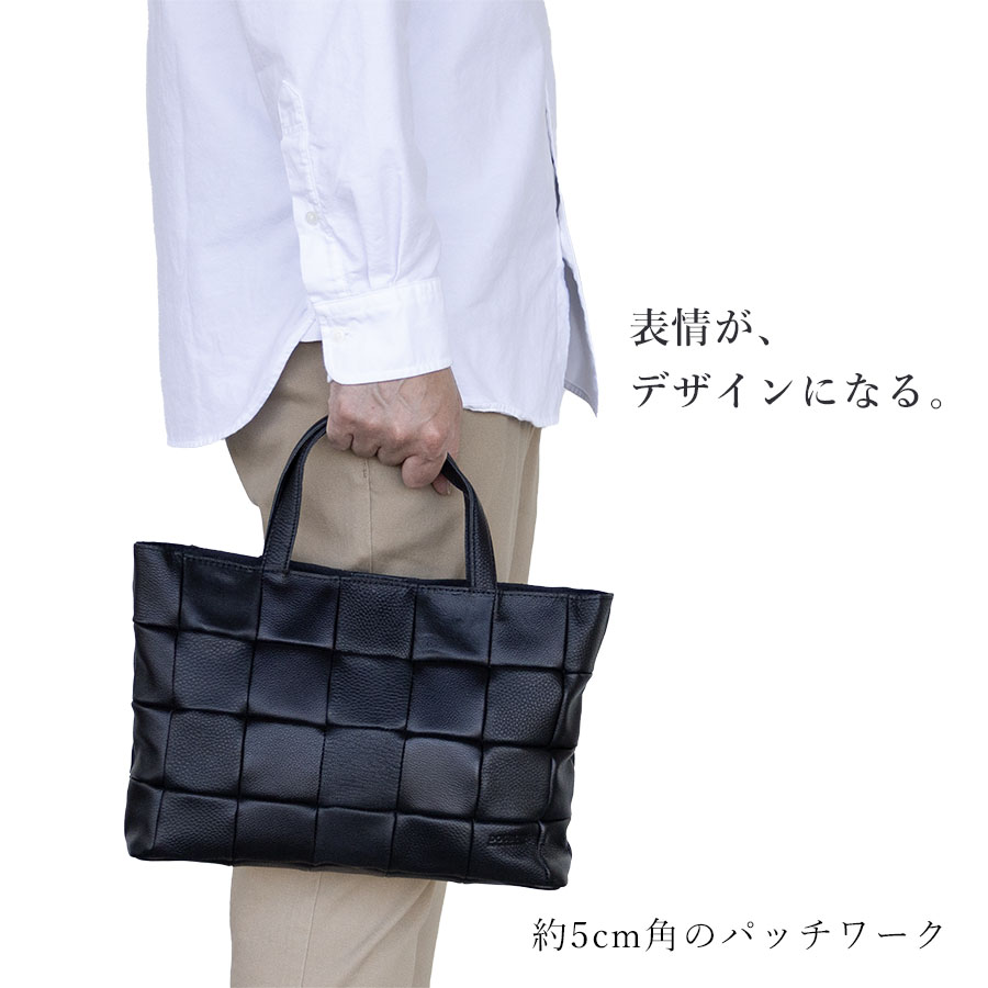 Bellboy ブラック トートバッグ DOUBLES（ダブルス） トートバッグ メンズ b5 横 ブランド ミニ 小さめ