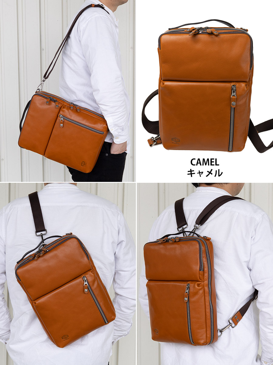DOUBLES ショルダーバッグ メンズ 本革 革 レザー 斜めがけ ワン
