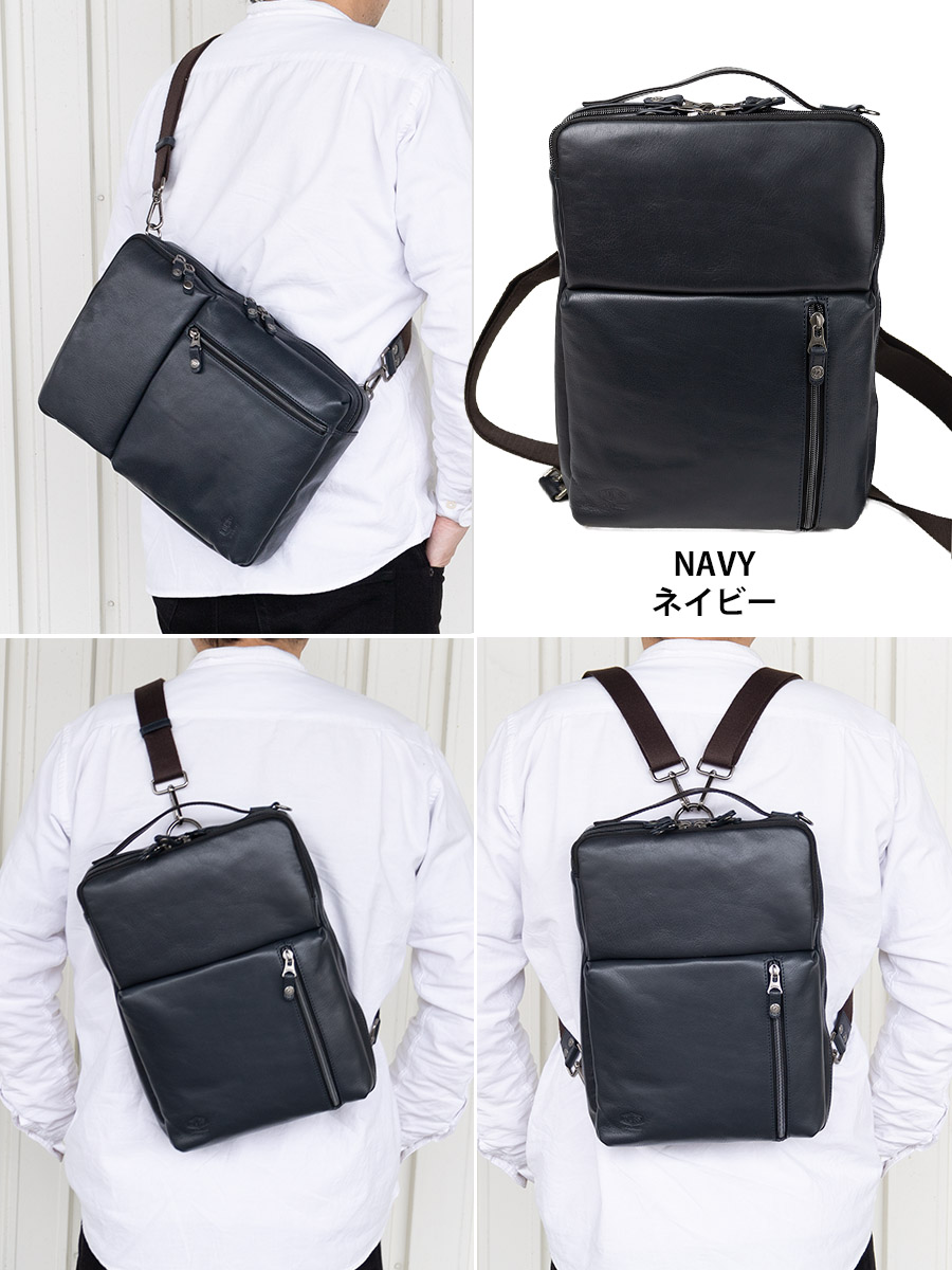 DOUBLES ショルダーバッグ メンズ 本革 革 レザー 斜めがけ ワン
