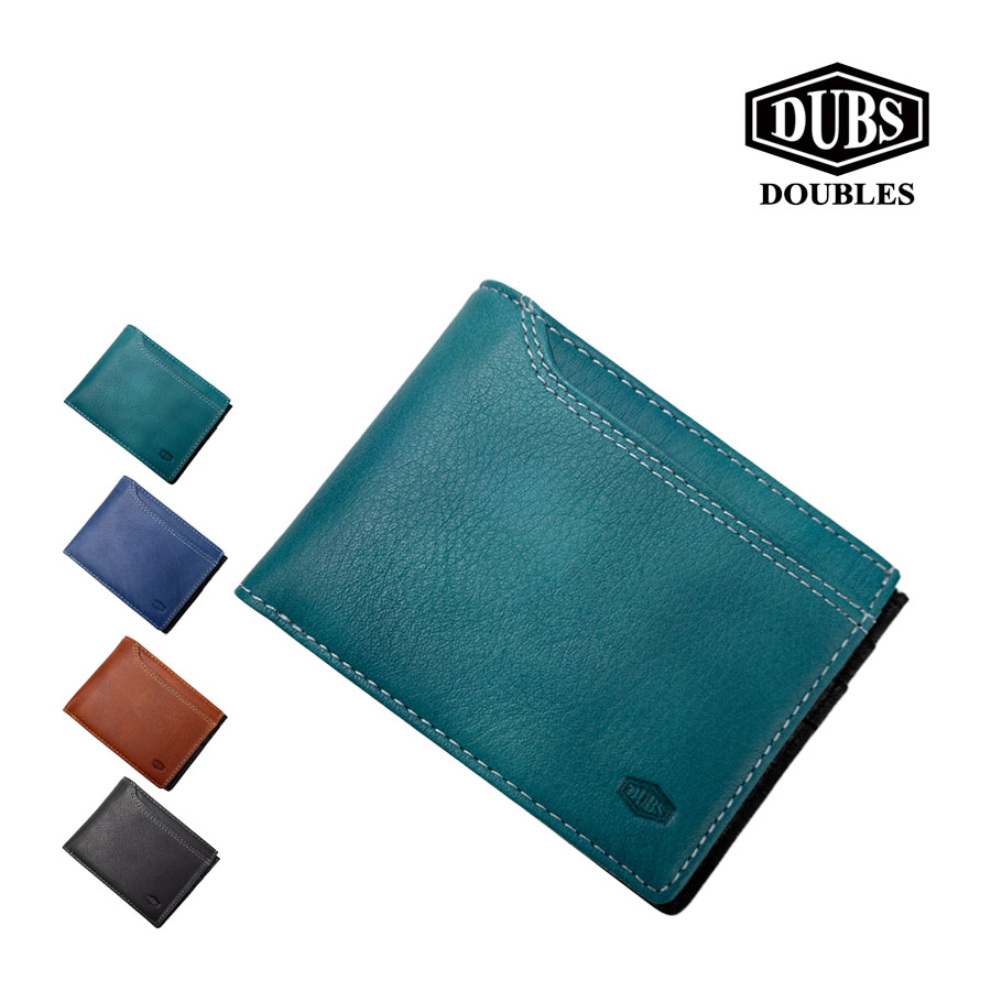 DOUBLES（ダブルス） 財布 メンズ 二つ折り 本革 革 レザー 小銭入れ